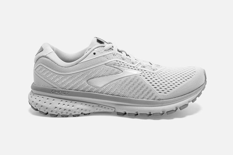 Brooks Women's Ghost 12 Road Running Shoes - White (MHRY13794)